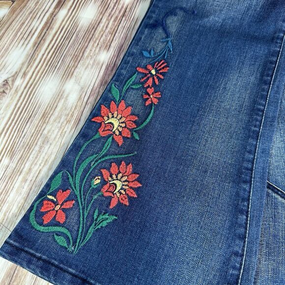 Vintage America Blues MICRO BOOT Cut Size 4 Mid Rise Jeans Denim Pants 29x32 - Picture 12 of 14